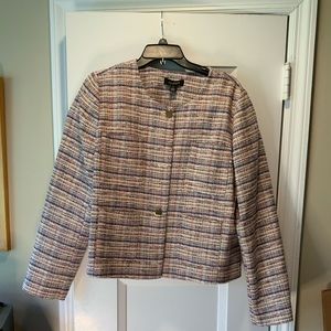 Women’s Halogen blue/pink blazer jacket size XL